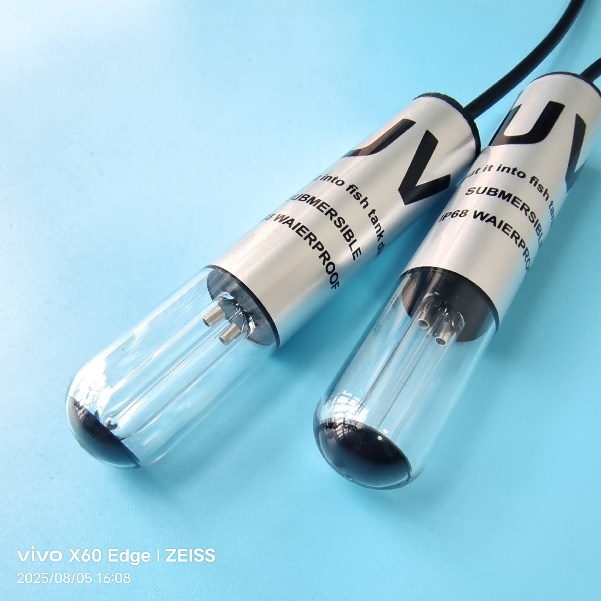 12В низкомощная интегрированная УФ-лампа для аквариума, подходит для маленького аквариума, совместимая с УФ-лампой, водонепроницаемая стерилизационная лампа