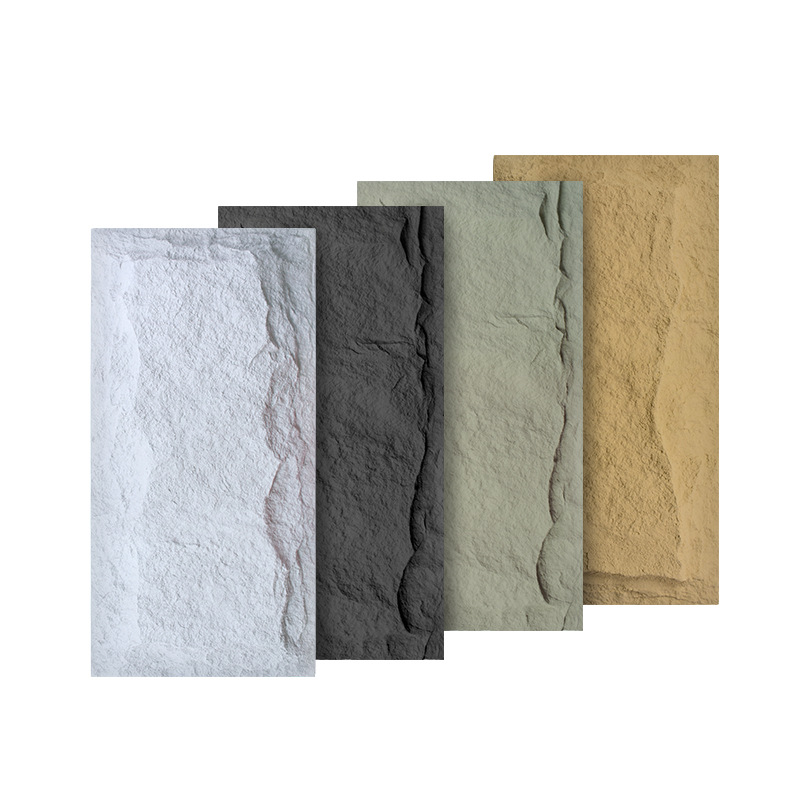 Pu Stone Skin Lightweight Cultural Stone Pu Imitation Stone Tv Background Wall Decorative Panel Simulated Stone Mushroom Stone Artificial Stone