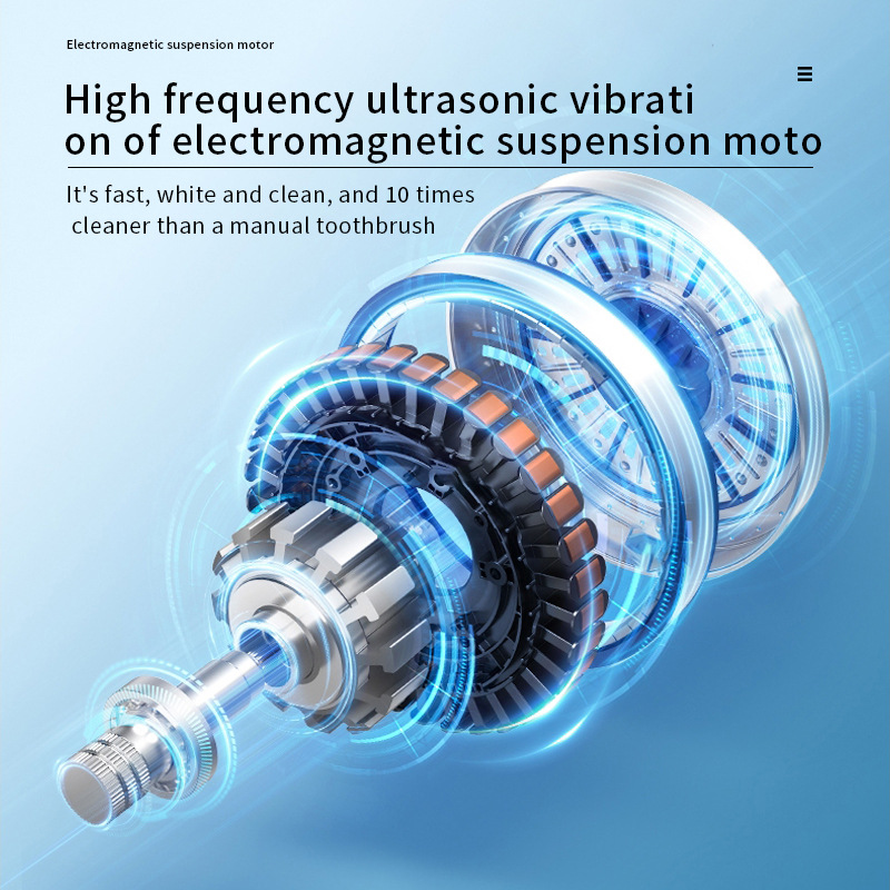 【Factory Direct】Ultrasonic Dental Cleaner Tartar Remover Electric Toothbrush for Removing Plaque and Yellow Teeth