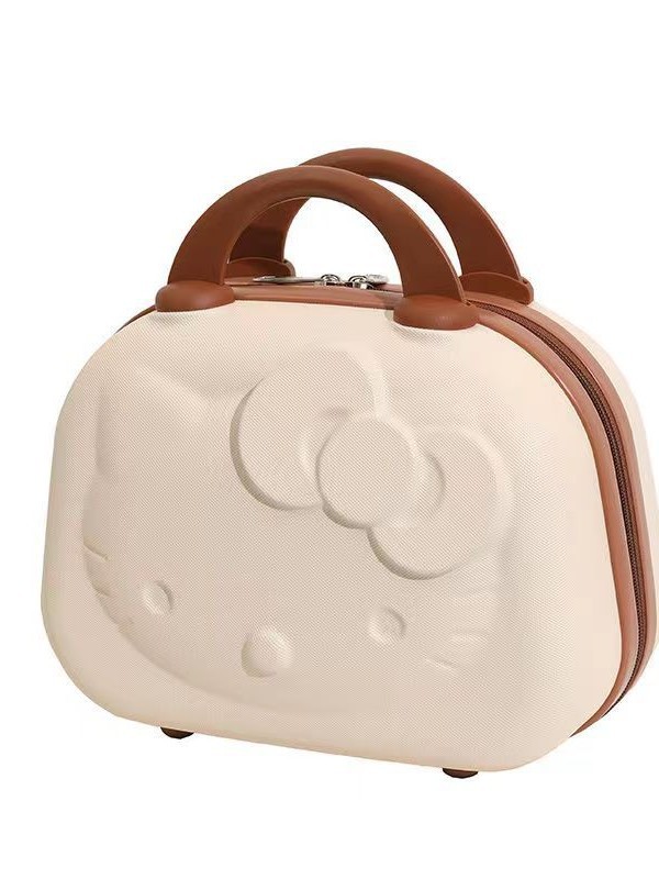 Zipper Cosmetic Bag Ins High-value Large-capacity Waterproof 14-inch Case Storage Box Accompanying Gift