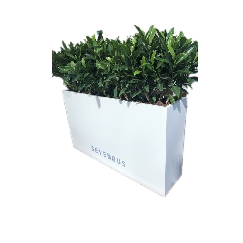 Stainless Steel Outdoor Combination Flower Box Wrought Iron Flower Bed Sales Department Commercial Street Fence Partition Screen Flower Stand Flower Trough