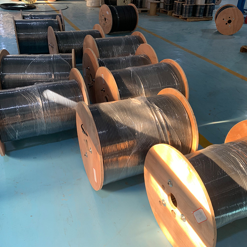 Flame Retardant Optical Cable Gytza/S Single-Mode Armored Flame Retardant Optical Cable Aerial Optical Cable Long Flying Core 2-288 Core Can Be Customized