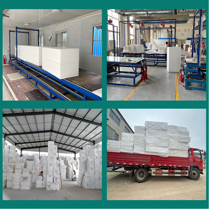 Factory custom eps white styrofoam high low density buffer insulation backfill foam block EPS foam board