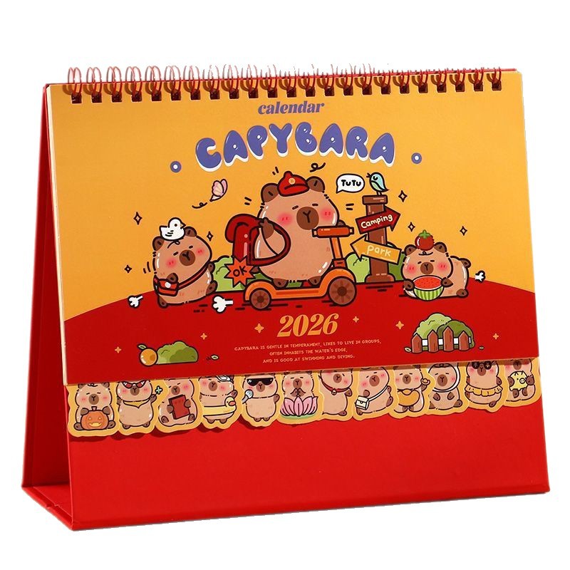 2026 Cartoon Fashion Art Lace Desk Calendar Exquisitely Designed Special Edition Customized Office Desktop Calendar Ornament