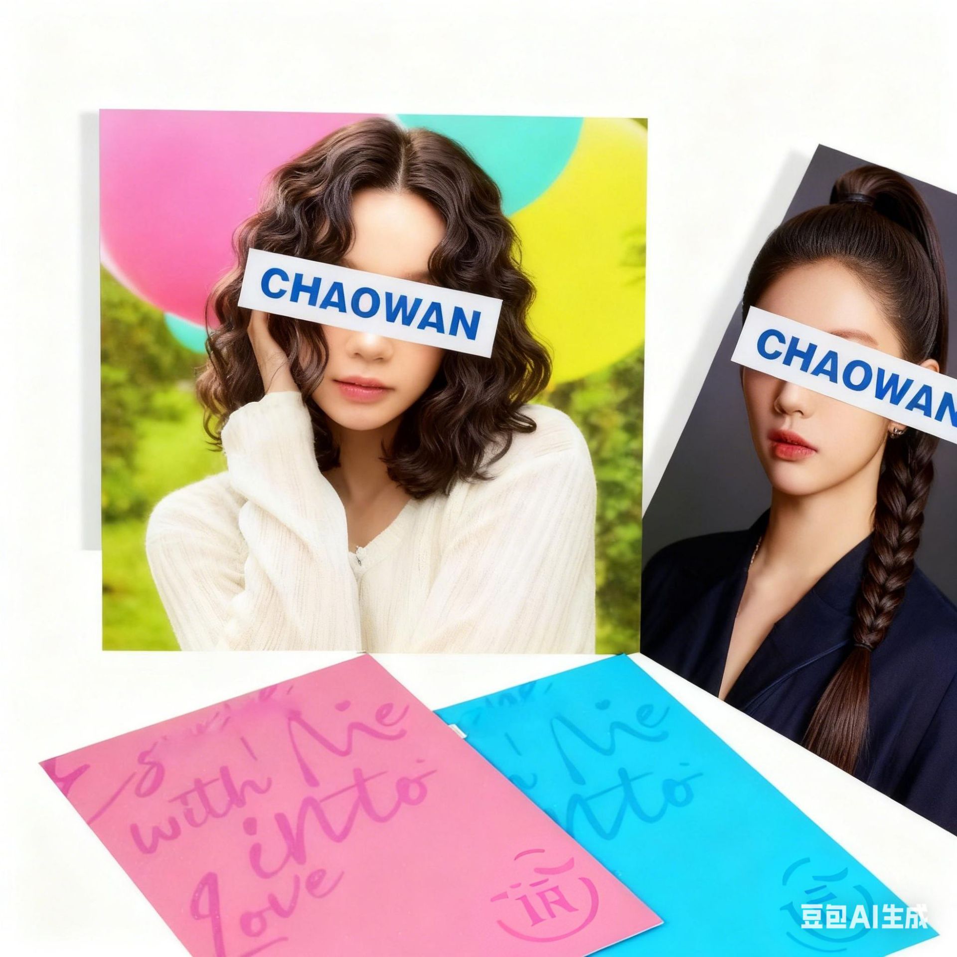 Custom Star-Shaped Cards with Colored Paper, Custom Laser Silver Glitter, Joint Collaboration with the Huntress Girl Group, Large Card Peripheral Printing