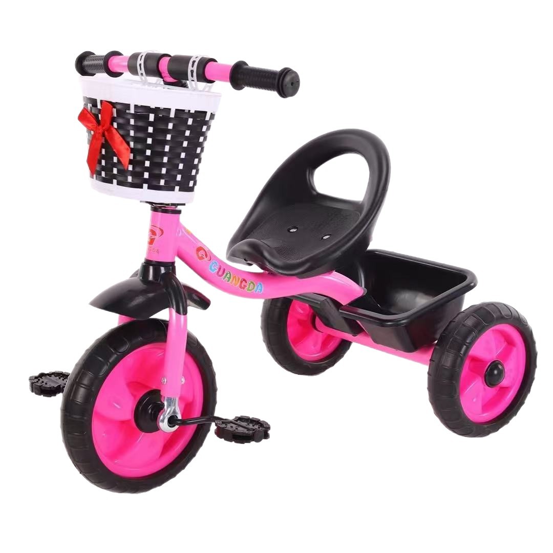Manufacturer Supplies Children's Tricycle Bicycles 2-6 Years Old Stroller Pedals Anti-Rollover Children's Bicycles Wholesale