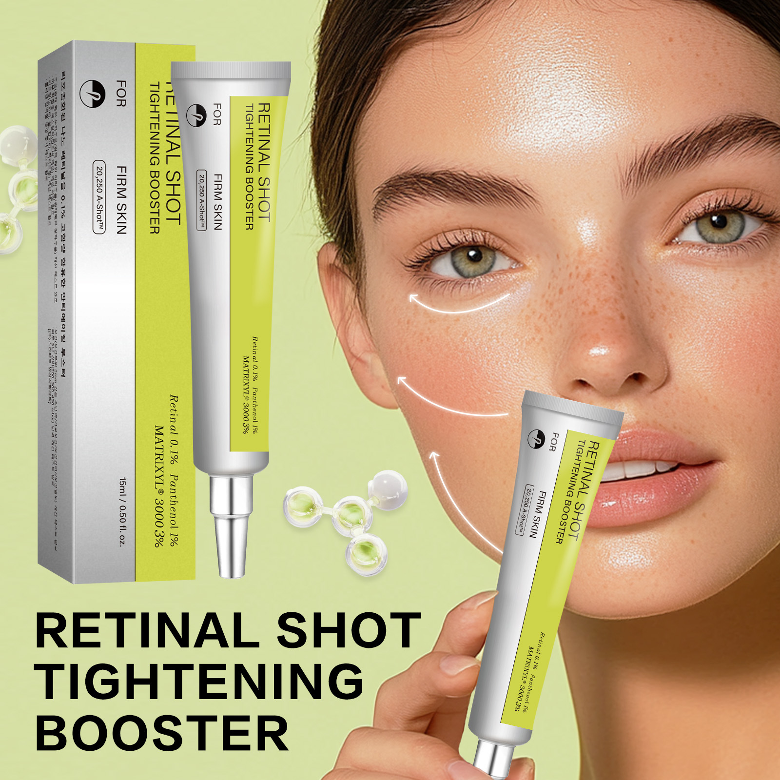 Cross-Border New Product Retinol Shot Tightening Serum Moisturizing Retinol Essence 20ml