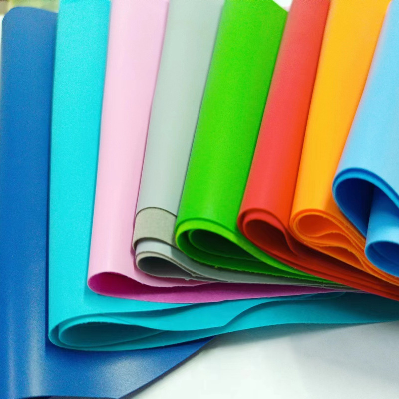 Pvc Flocking Cloth Roll Material Air Film Flocking Cloth Inflatable Fabric Non-Woven Fabric Flocking Fabric Roll Processing Wholesale