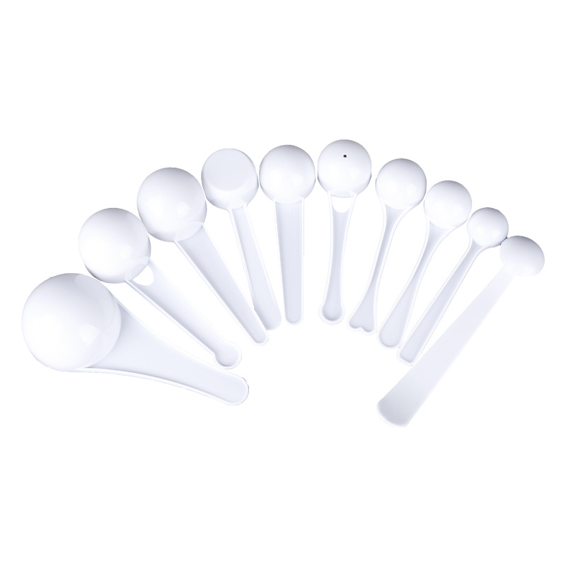 1g 2g 3g 5g 10g 15g Plastic Measuring Spoon Milk Powder Spoon Panax Notoginseng Powder Protein Powder Quantitative Spoon Individually Packaged