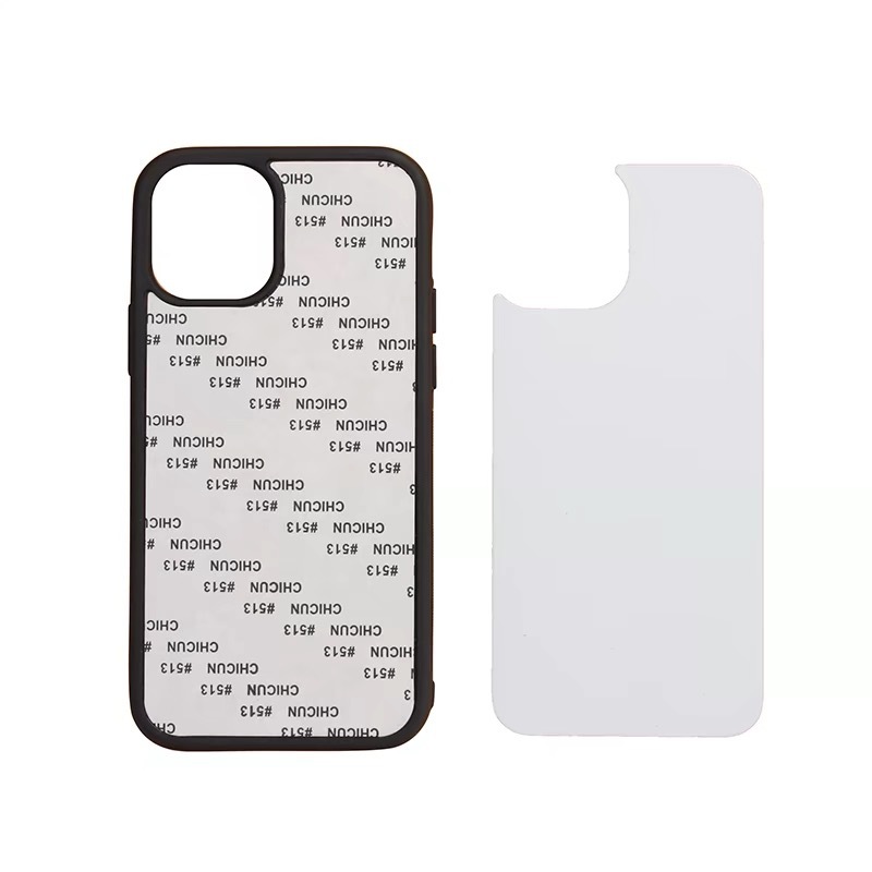 Can be attached to the skin mobile phone shell material inlaid leather silicone shell thermal transfer blank shell template