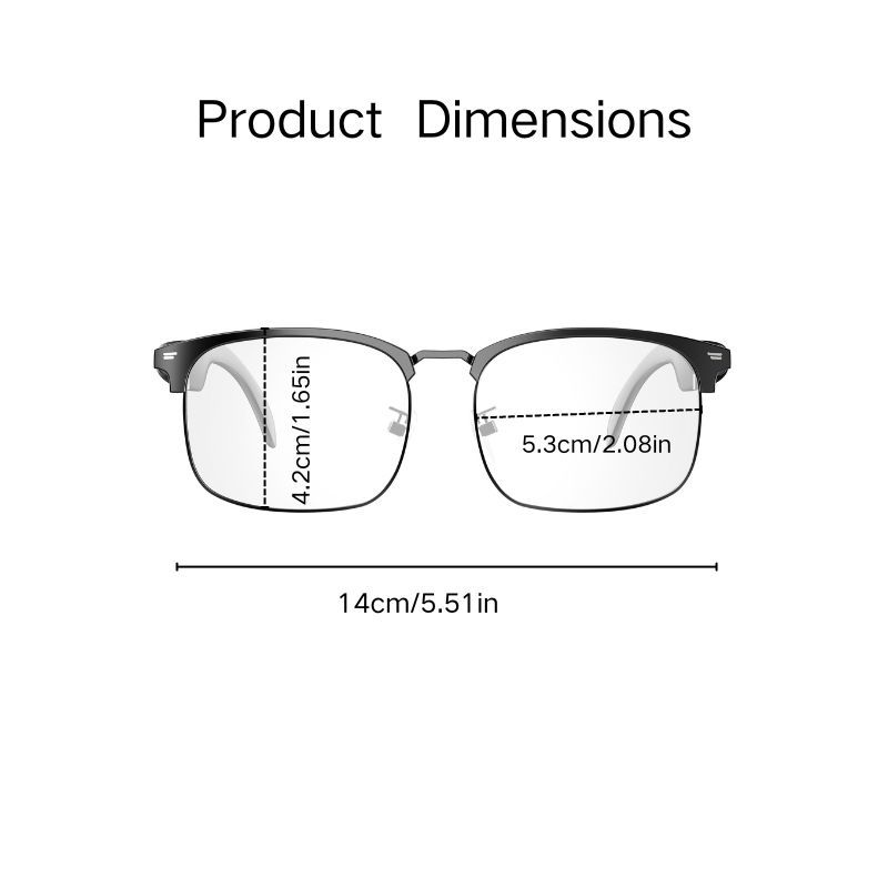 Ai Translation Cross-Border Smart Glasses Bluetooth Supports Multi-Language Color-Changing Glasses That Can Listen to Music, Make Calls and Change Lenses
