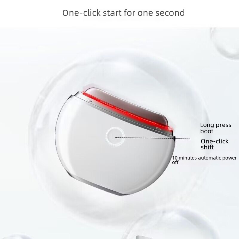 Electric Massager, Scraping Device, Facial Massager, Heating, Vibration, Colored Light, Micro-Current, Lifting and Tightening, Suitable for Neck