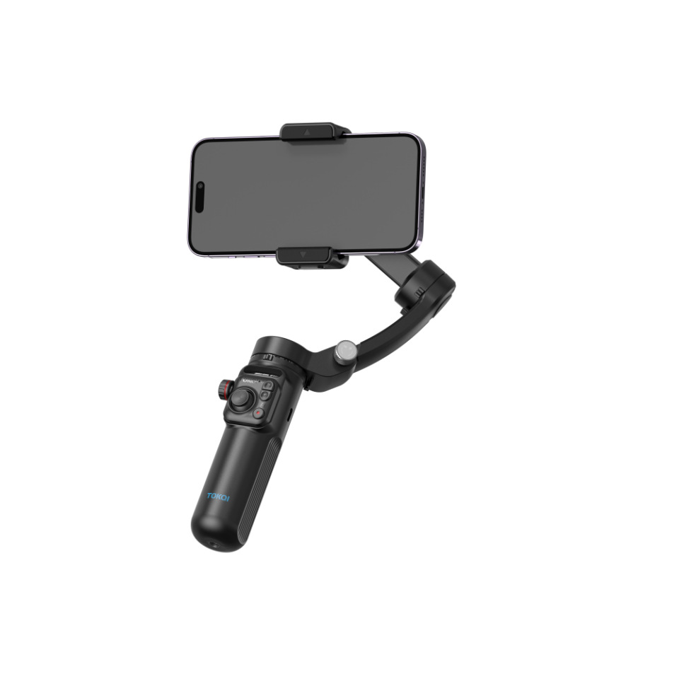 Handheld three-axis pan-tilt stabilizer M02 face follow-up anti-shake mobile phone live follow-up smart module follow-up