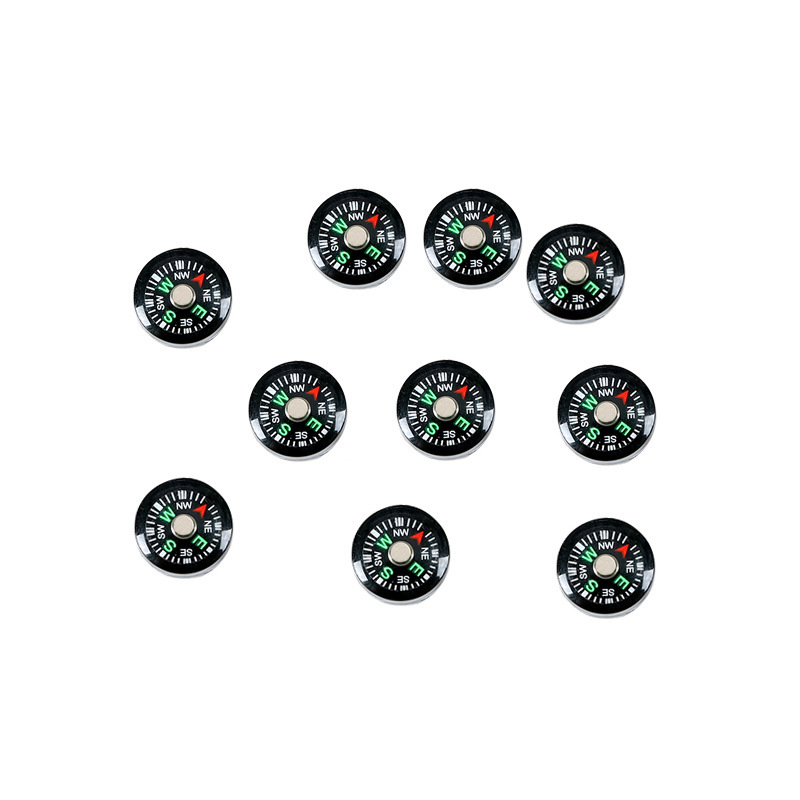 (Large supply) outer diameter 12mm plastic strong magnetic copper cap miniature compass north needle outdoor supplies