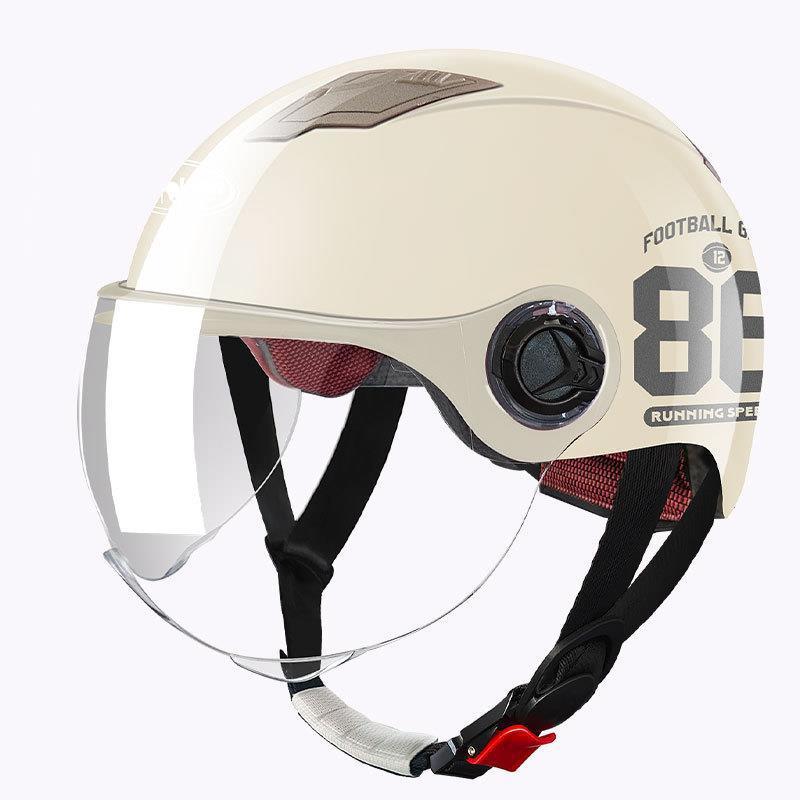 Electric Vehicle Helmet New National Standard 3C Certified Autumn and Winter Warm Men's and Women's Four-Season Battery Motorcycle Helmet