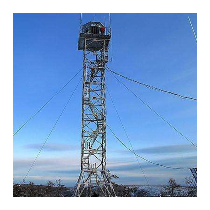 Border Four-Column Angle Steel Monitoring Tower Observation Tower Landscape Wetland Scenic Spot Observation Tower Observation Tower Mountain Top Observation Tower