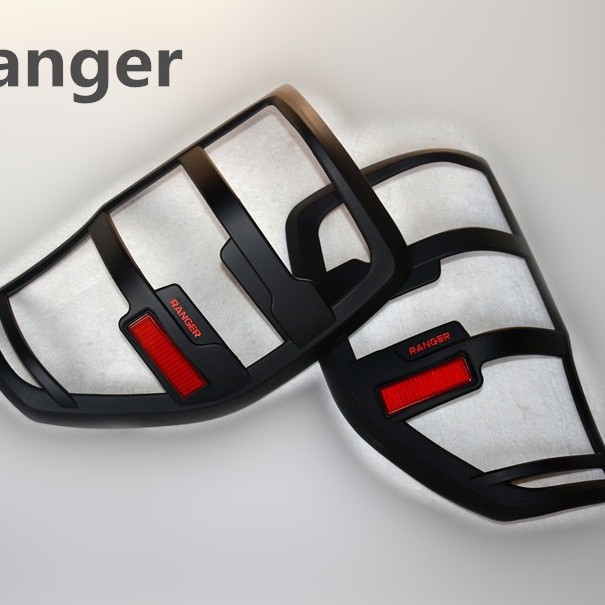 Suitable for Ford 2012-2016 Ranger Rear Light Cover Abs Electroplated Exterior Parts Modified Tail Light Frame T6-8