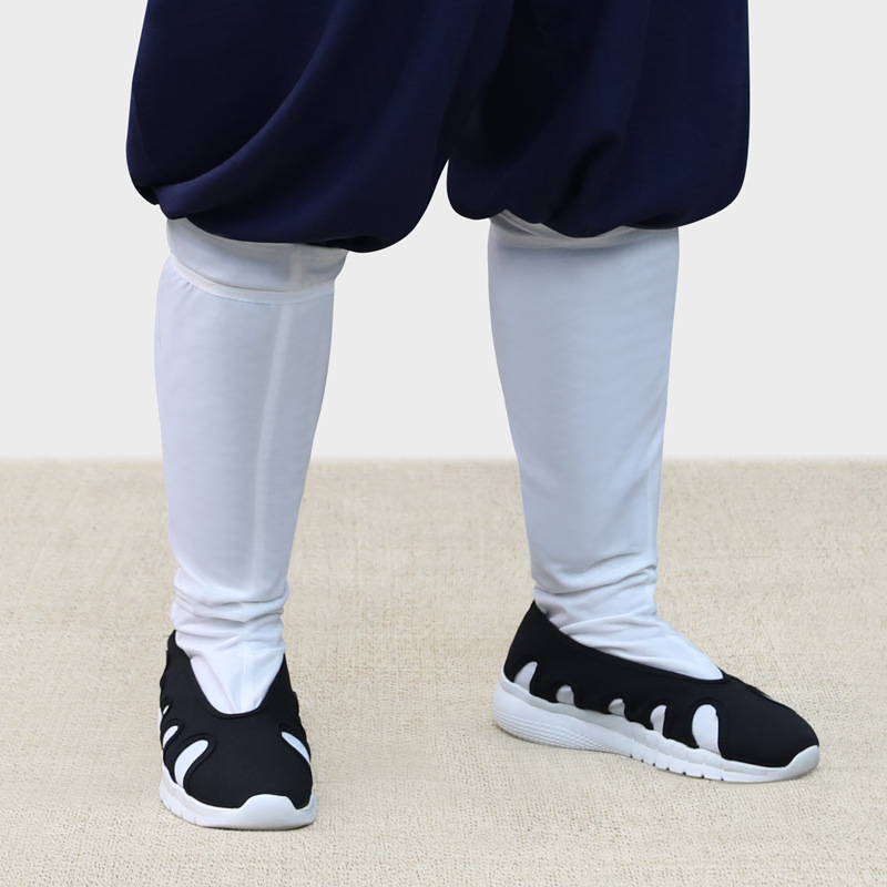 Four Seasons Pure Cotton Taoist Cloud Socks White Cotton Breathable Men's and Women's Same Style Ancient Han Dynasty Stockings Taoist Socks