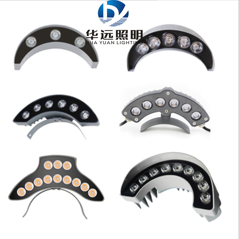 Led Corrugated Light Outdoor Spotlight Waterproof Tile Light Double-Sided Luminous Corrugated Light Roof Light Ancient Building Corrugated Light