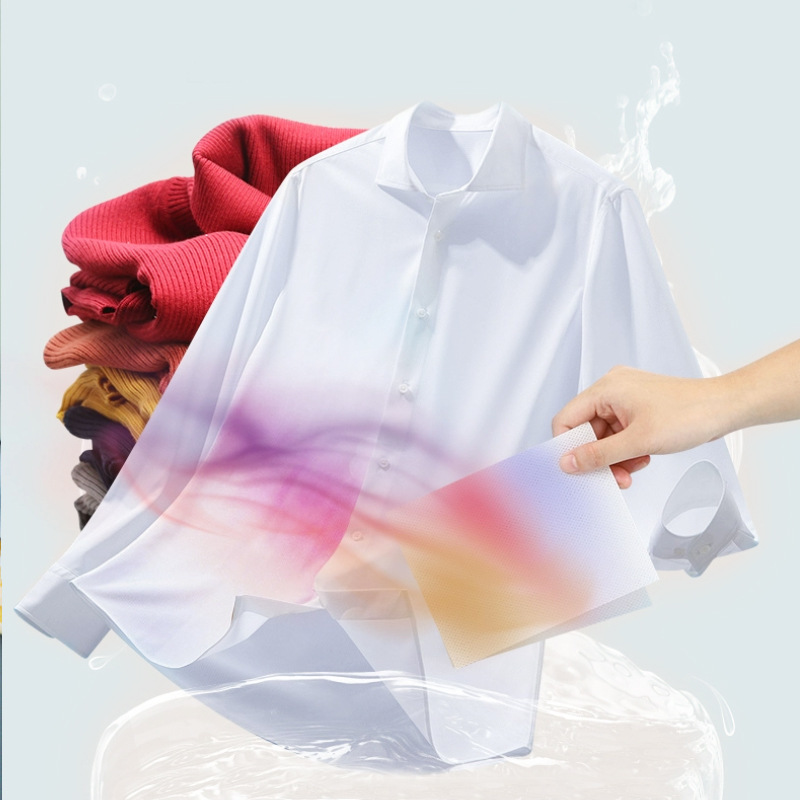 Factory Direct Supply color absorbing film Color Masterbatch color absorbing paper clothing mixed washing anti-string color anti-dyeing strong adsorption color absorbing film