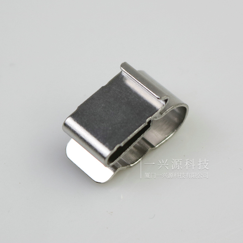 Photovoltaic 6 Square Meters Stainless Steel 2-Wire Clamp Solar Stainless Steel Cable Clamp Photovoltaic Cable Clamp Wholesale