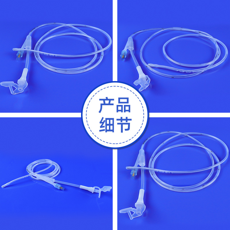 Jiajie Medical Disposable Silicone Catheter Gravity Bladder Type Gastrointestinal Tube Medical Silicone Guide Wire Gastric Tube Manufacturer