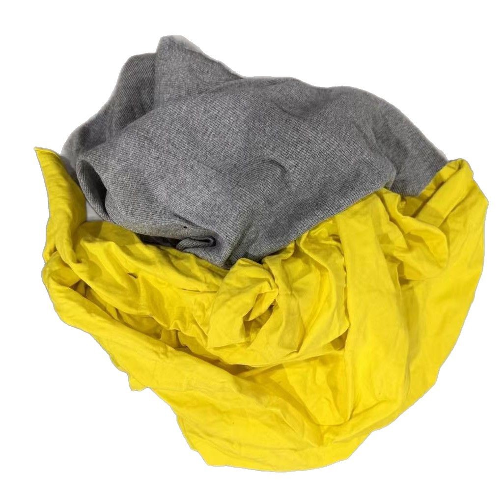 Industrial Cleaning Cloth, Multi-Colored Large Oil-Absorbing Cotton Rag, Lint-Free, Sold by Weight, Pure Cotton Scraps