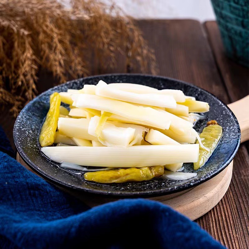 Lulu Alpine Crispy Bamboo Shoots with Sansho Flavor 30g 20 Packs/Box Hot and Sour Crispy Tender Bamboo Shoots Hot Pot Bamboo Shoots Snack Food