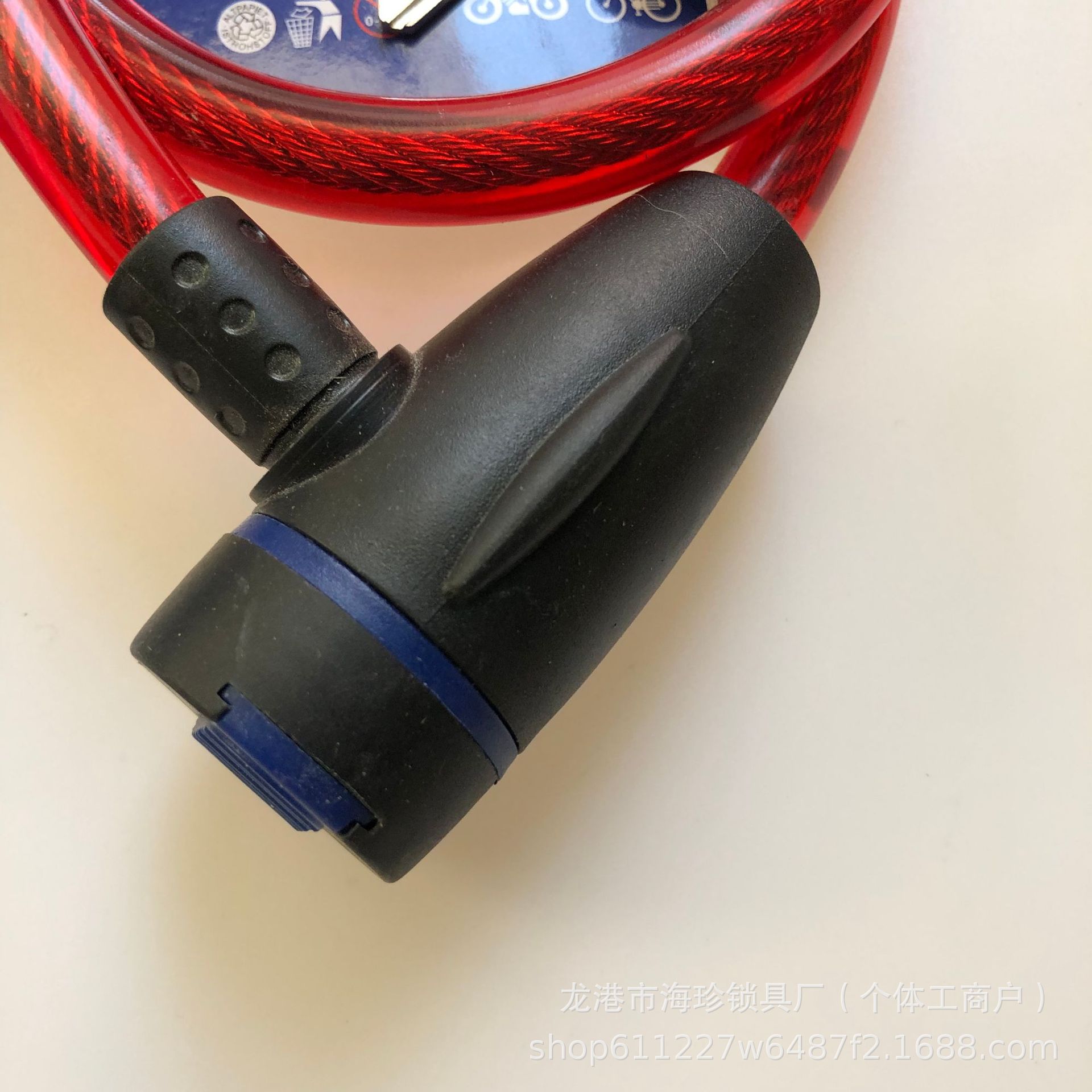 Bicycle lock mountain bike with bracket wire lock bicycle ring lock cable lock road bike anti-theft lock wholesale