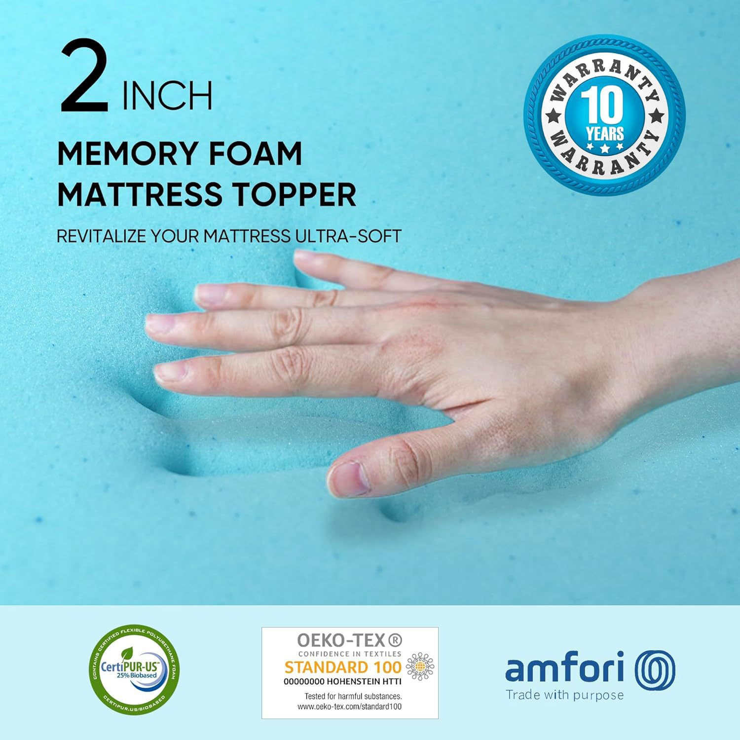 Amazon Wish Double Layer Memory Foam Mattress Cover Breathable Cooling Gel Memory Foam Thickened 900g Mattress