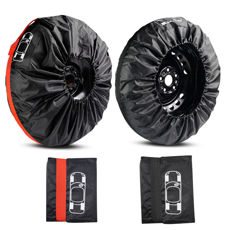 Кросс-бордовые популярные автомобильные принадлежности чехол для шины запасного колеса чехол для хранения зимних шин защитный чехол для шин