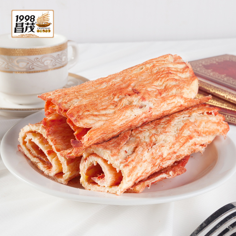 Changmao Nanhai old fisherman 108g grilled squid slices instant seafood Seafood seafood snacks