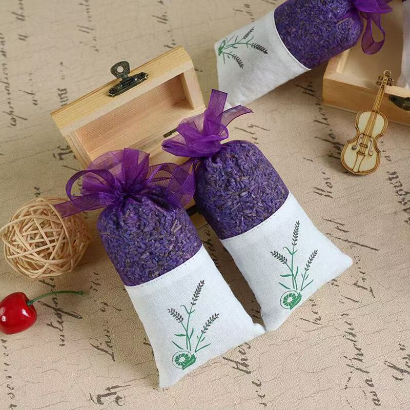 Natural Lavender Dried Flower Sachet Sachet Wardrobe Deodorizing Dragon Boat Festival Sachet Portable and Long-Lasting