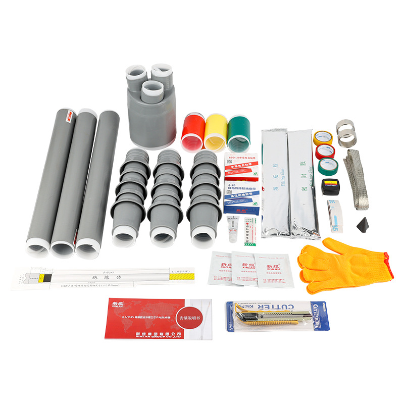 10KV Cold shrink cable terminal three-core indoor and outdoor high voltage insulated cable accessories NLS-10 Cold shrink tube