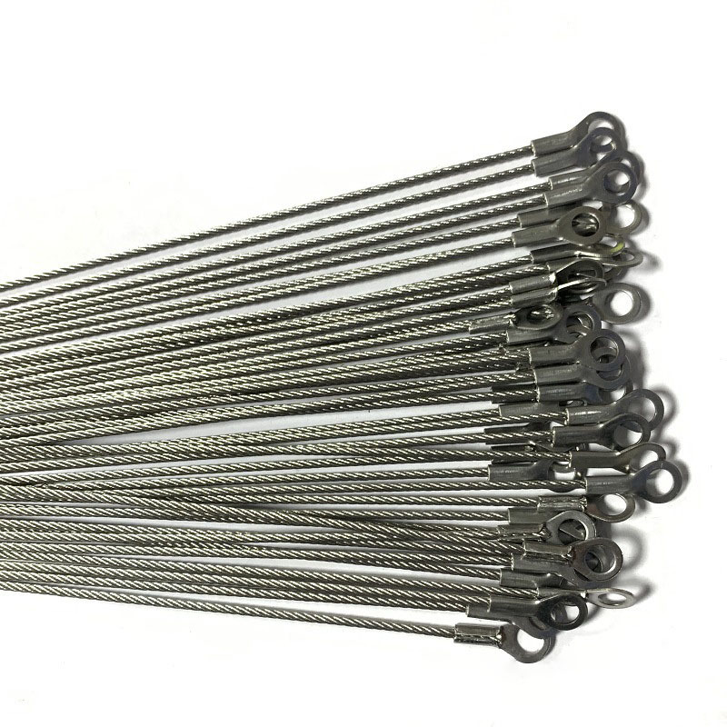 Прямые продажи стальной веревки, пластиковая веревка, терминал с алюминиевой втулкой, антивандальная веревка для подъема