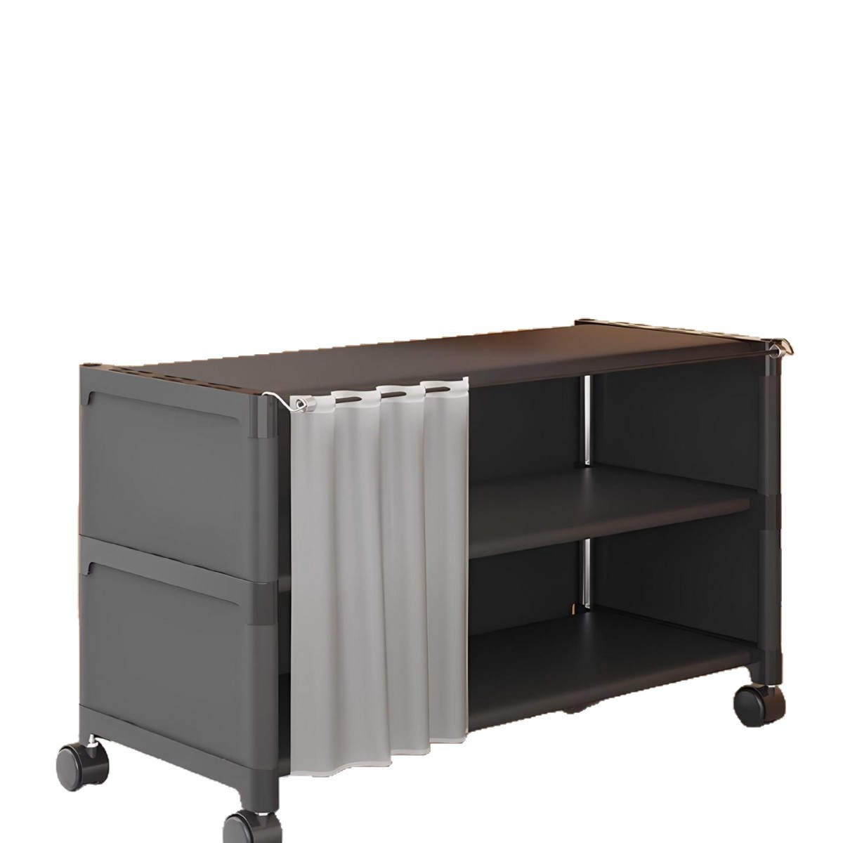 Student Dormitory Shoe Rack under the Table, under the Bed in a Rental Room, Small, Simple, Dust-Proof, Multi-Layer Shoe Cabinet Storage Rack, Space-Saving