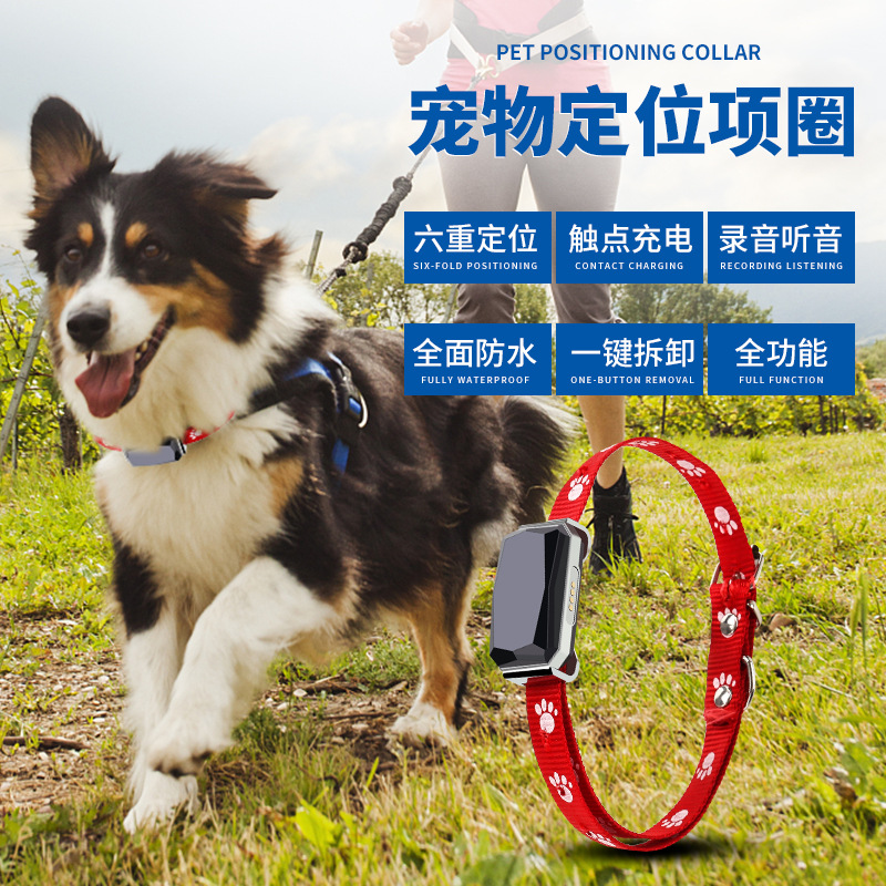 Pet Locator GPS Tracker Cat Dog Anti-Lost Tracking Collar Waterproof Beidou Hound Monitor