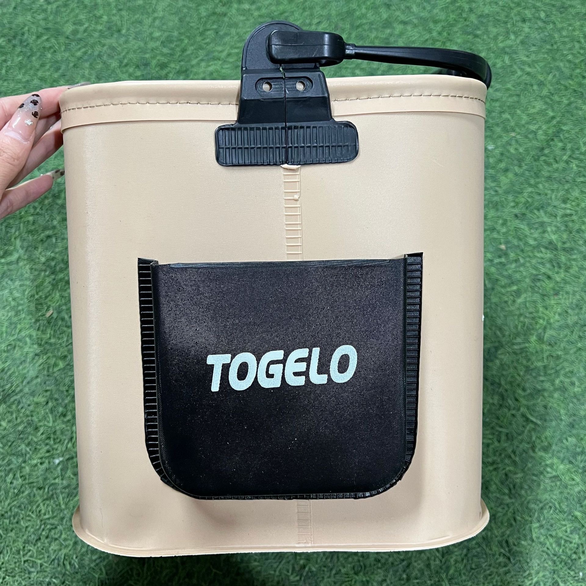 Bucket Fishing Equipment Luya Wild Fishing Portable Fish Protecting Fish Bucket Outdoor Fish Box Live Fish Bucket Anti-jumping Net Water