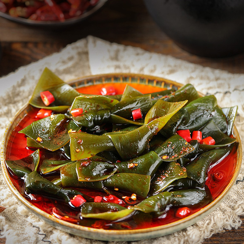 Bestore Kelp Knots (Spicy Flavor) 150g Box of 40 Packs Ready-To-Eat Seafood Snacks