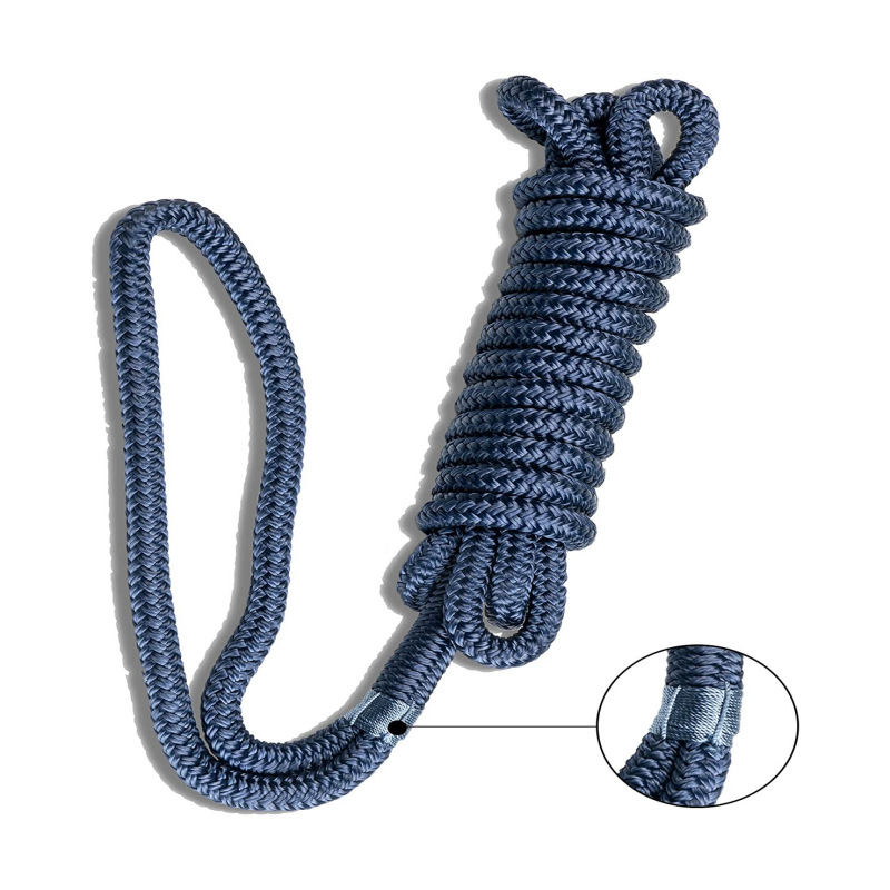 Double-braided Boat Rope Polypropylene Nylon Multi-strand Braided Polyester Rope Sea Marine Cable Traction Yacht Anchor Rope