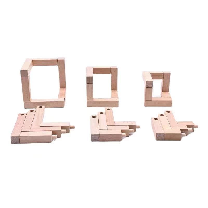 Manufacturers supply moon light bracket Pat light wooden base bracket combination night light combination wooden bracket