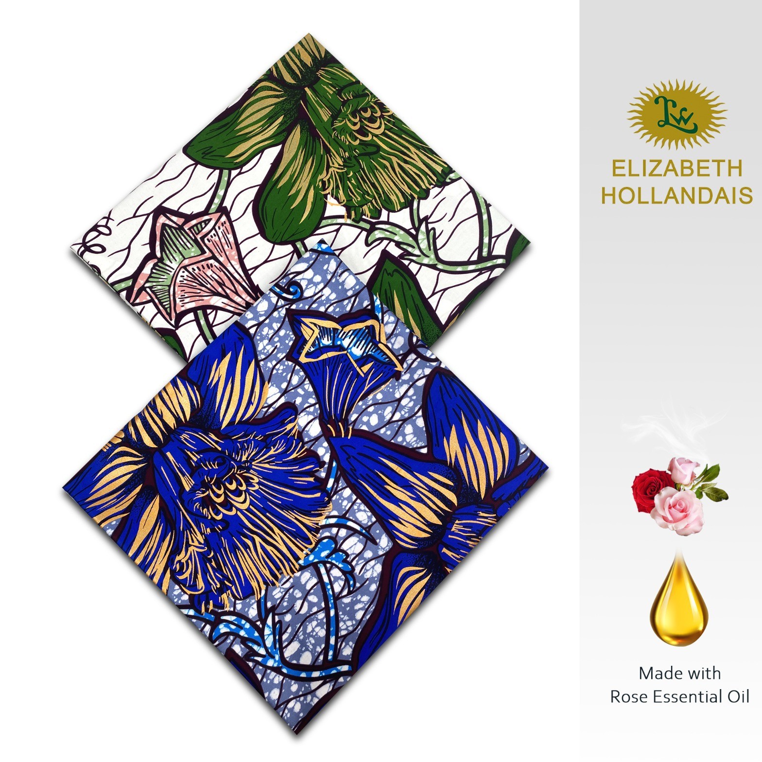 African Satin Cotton Elizabeth Hollandis Grand Fabric Satin