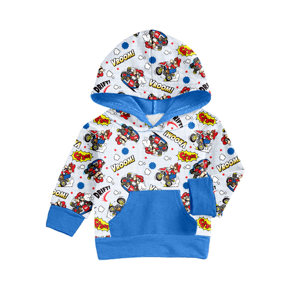 Boutique Foreign Trade Children's Clothing Printed Children's Cute Creative Customized Autumn Sweatshirt