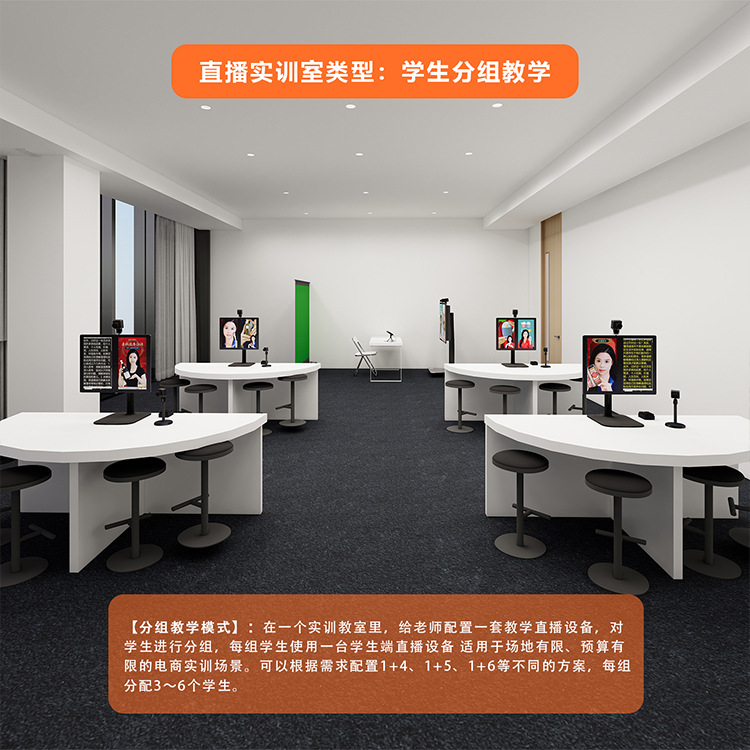 Live E-Commerce Skills Competition Training Equipment Plan High-Definition Media E-Commerce Professional Training Decoration Training Services
