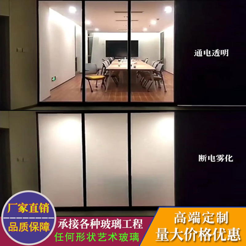 Интеллектуальная электронно управляемая атомизированная стеклянная затемняющая пленка для офисов, конференц-залов, гостиничных ванных комнат, цветное меняющееся стекло для обеспечения конфиденциальности