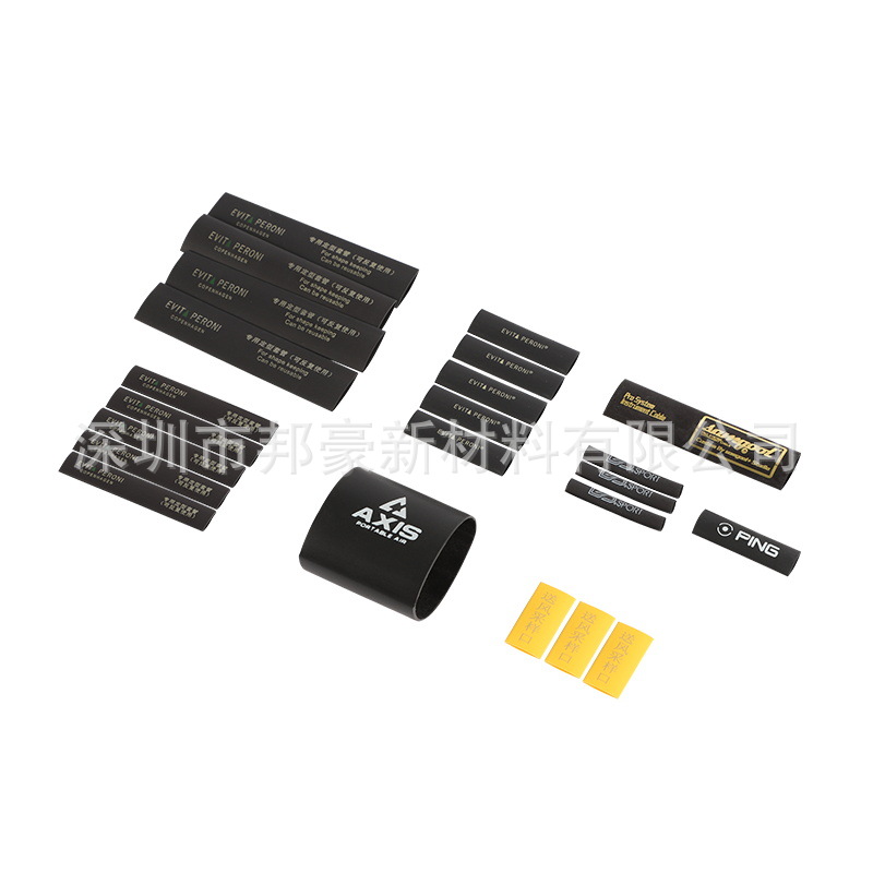 Manufacturers supply White 3.0mm number line number sleeve cable identification tube motor Heat Shrinkable identification tube