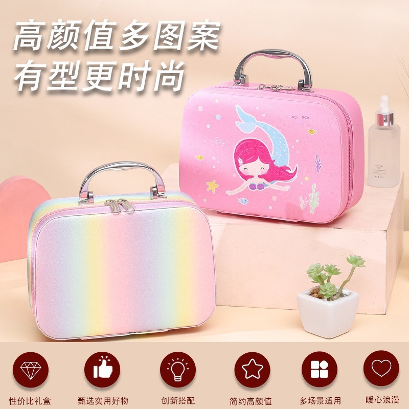 Cosmetic Bag cartoon toy girl foreign trade popular large capacity portable storage box bag New cute handbag