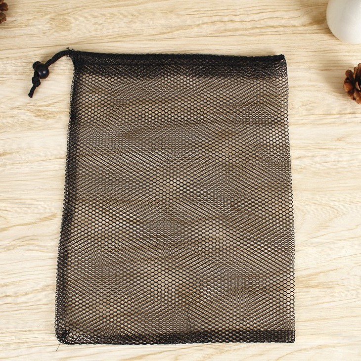Bundle Mesh Bag Polyester Drawstring Bag Mesh Drawstring Bag Thickened Mesh Cloth Drawstring Bag