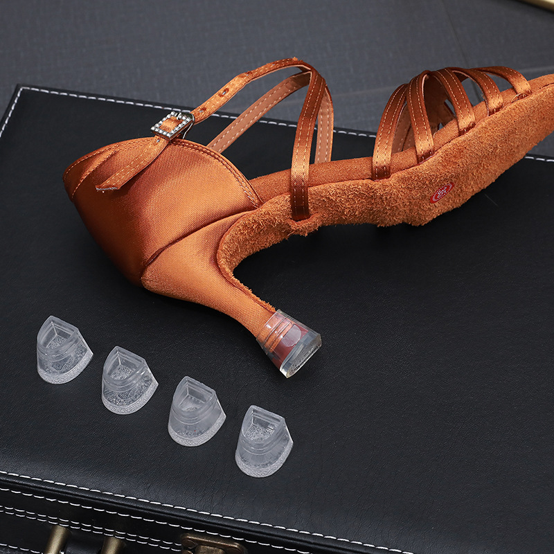 High quality heel protective cover Betty Latin dance shoes high heels silicone cover non-slip wear-resistant 56789cm