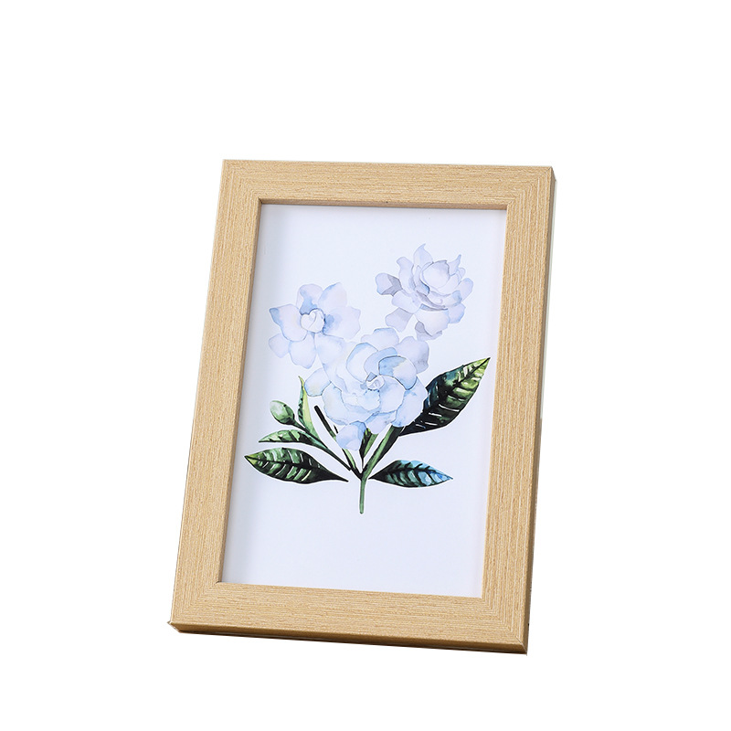 Creative simple diy wooden photo frame wholesale 5-inch 6-inch 7-inch 8-inch 10-inch A4 picture frame decoration photo wall